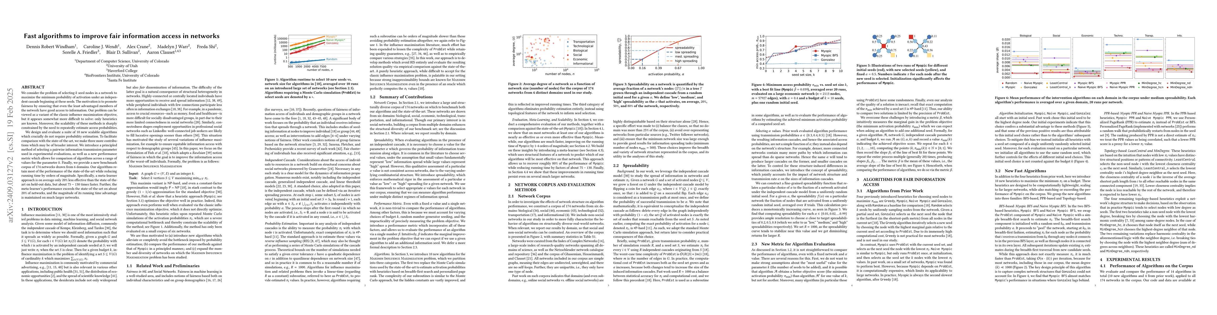 Thumbnail for Fast algorithms to improve fair information access in networks