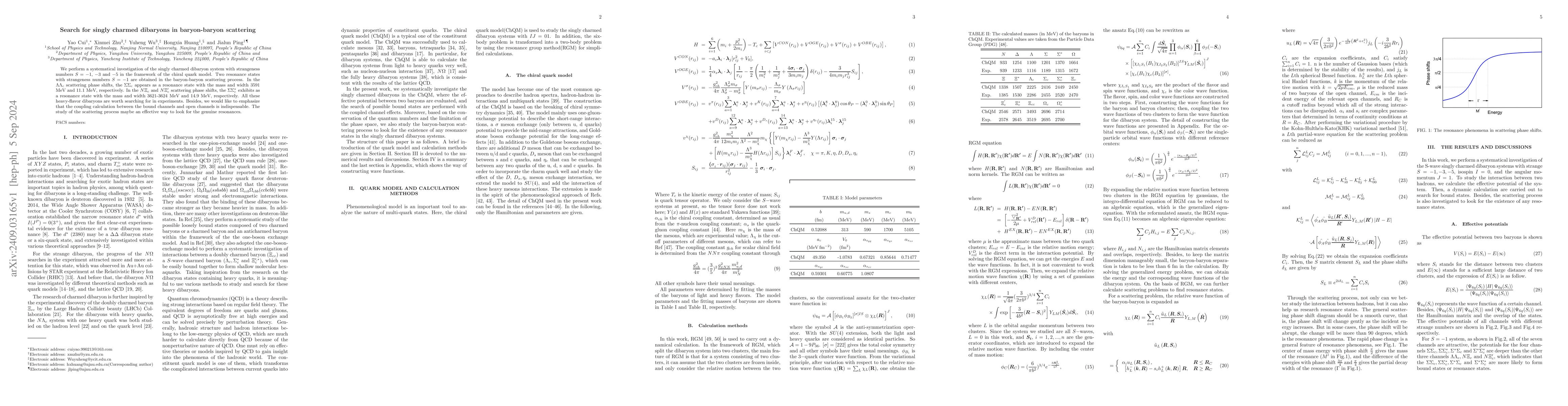 Thumbnail for Search for singly charmed dibaryons in baryon-baryon scattering