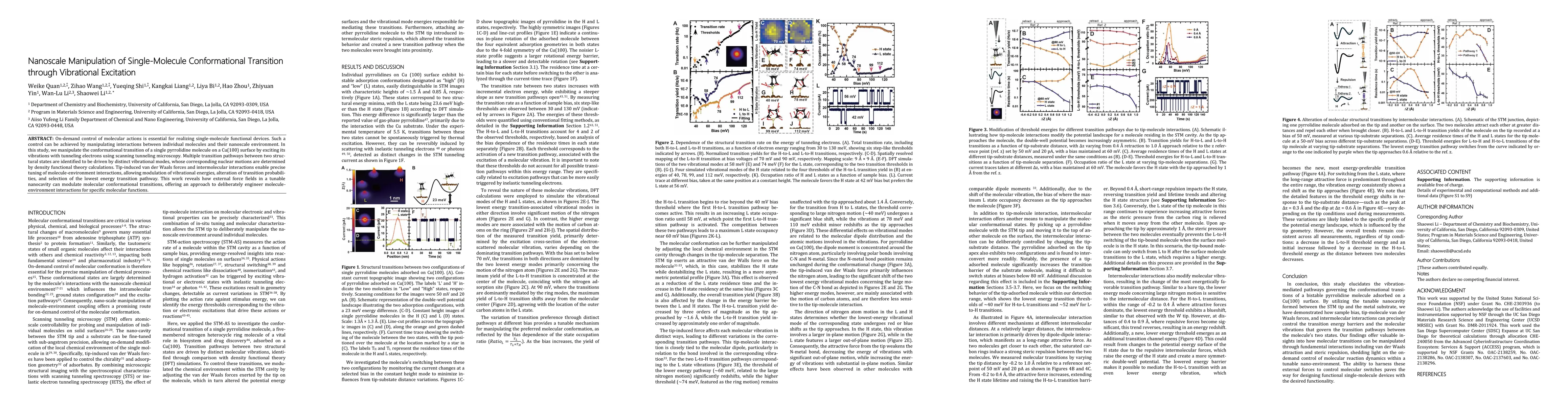 Thumbnail for Nano-Scale Manipulation of Single-Molecule Conformational Transition
  Through Vibrational Excitation