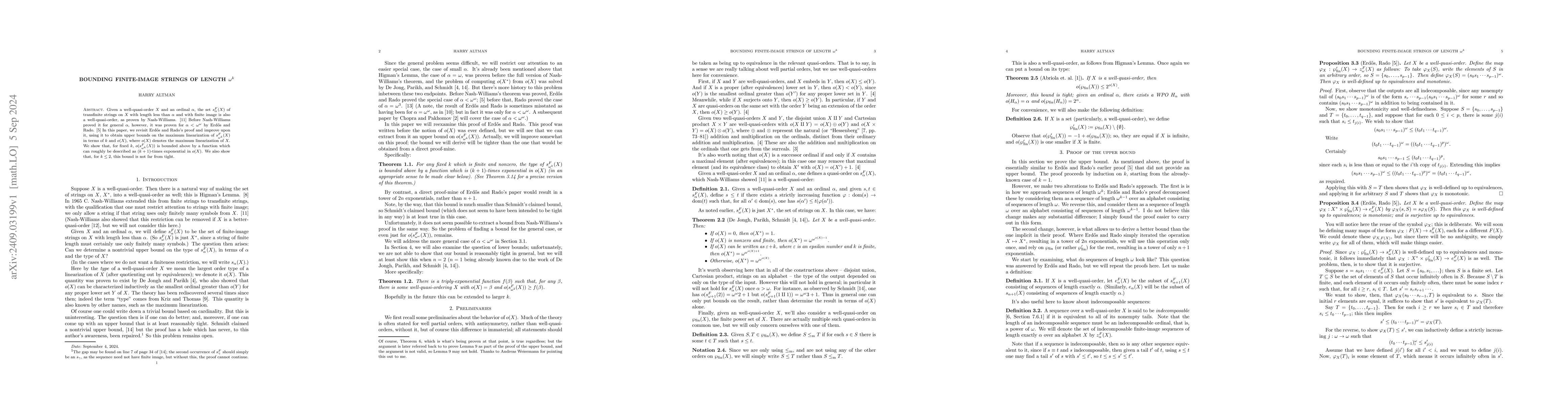Thumbnail for Bounding finite-image strings of length $ω^k$