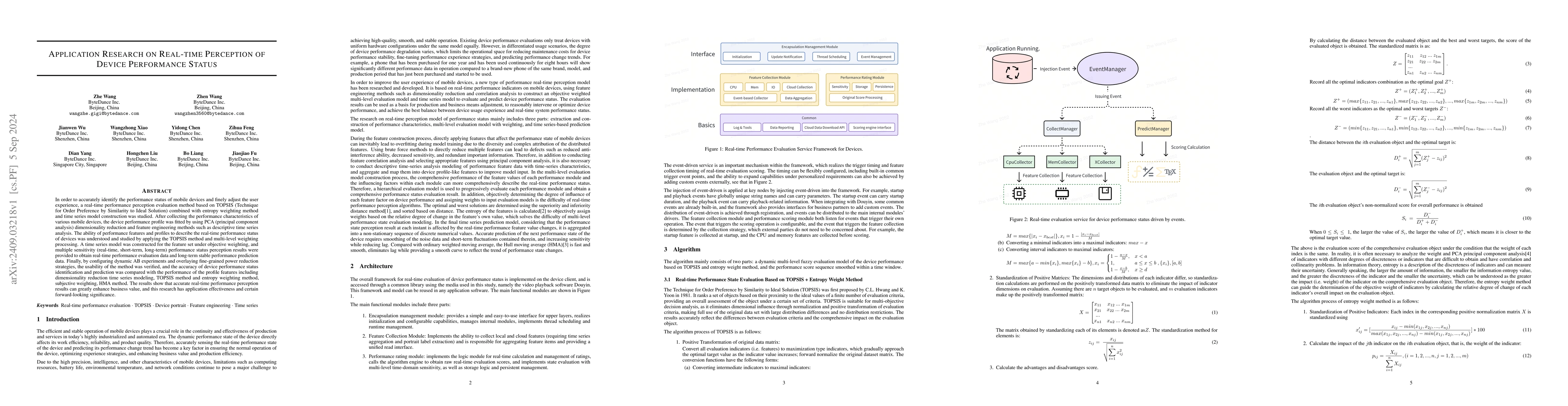 Thumbnail for Application Research On Real-Time Perception Of Device Performance
  Status