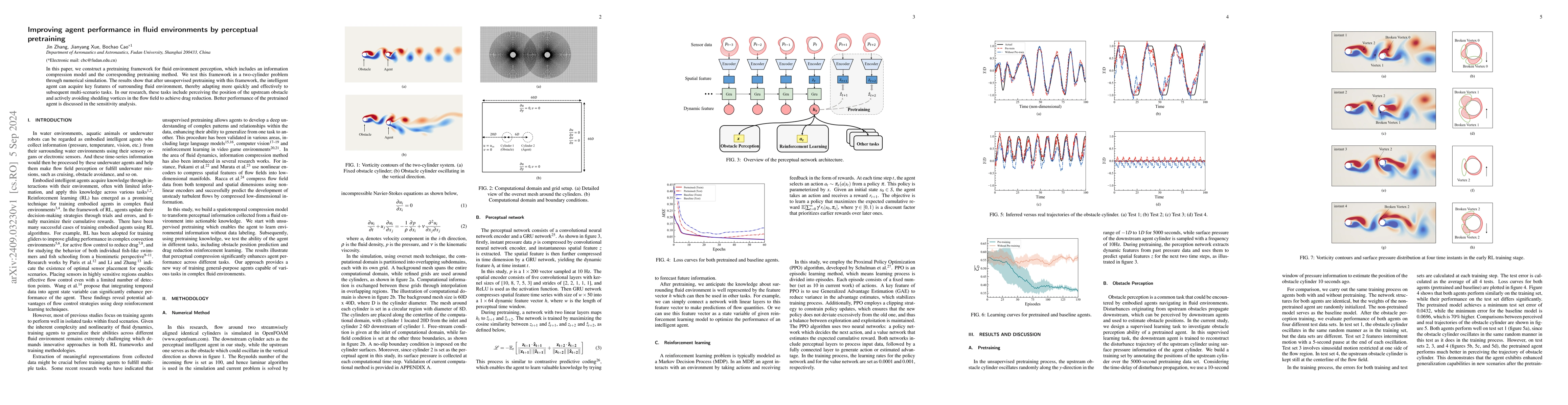 Thumbnail for Improving agent performance in fluid environments by perceptual
  pretraining