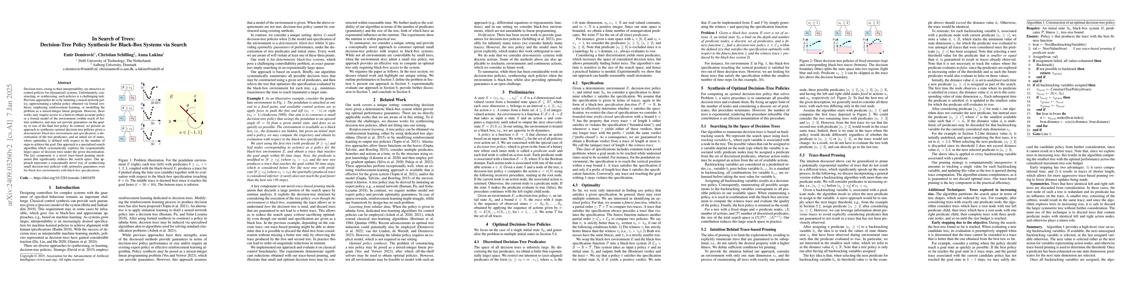 Thumbnail for In Search of Trees: Decision-Tree Policy Synthesis for Black-Box Systems
  via Search