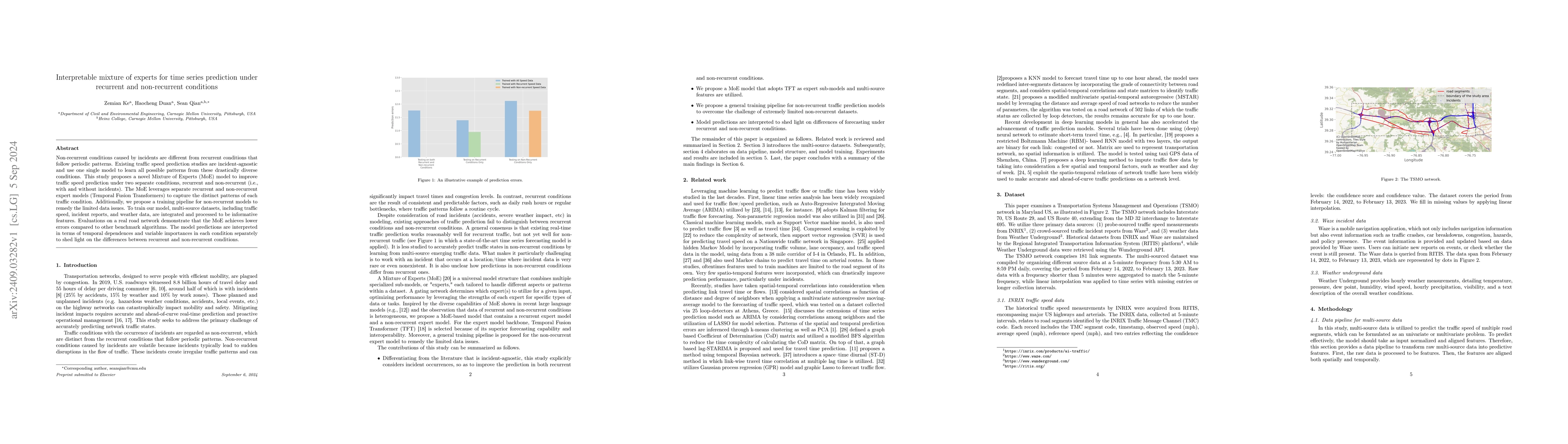 Thumbnail for Interpretable mixture of experts for time series prediction under
  recurrent and non-recurrent conditions