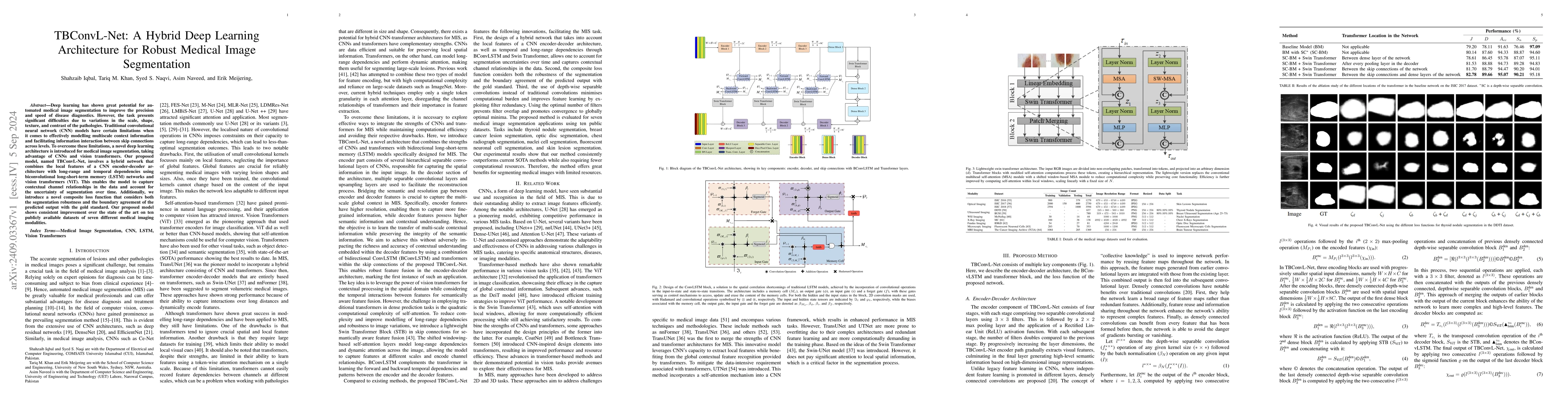 Thumbnail for TBConvL-Net: A Hybrid Deep Learning Architecture for Robust Medical
  Image Segmentation