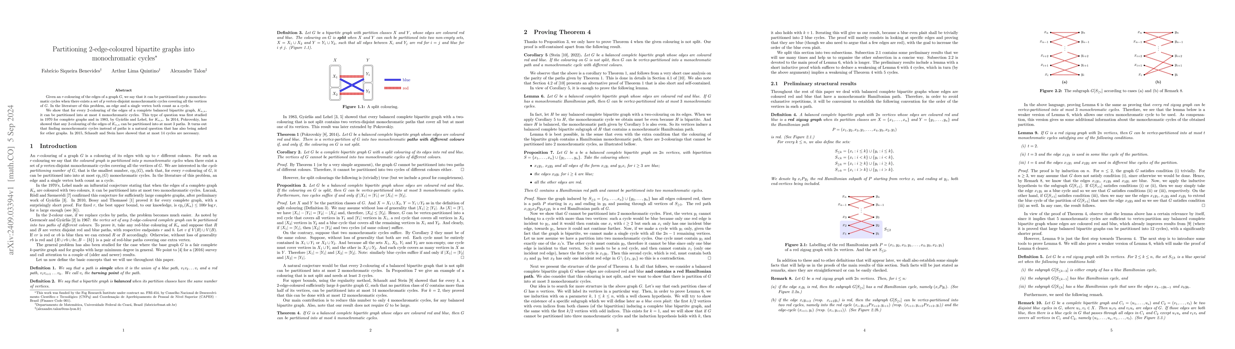 Thumbnail for Partitioning 2-edge-coloured bipartite graphs into monochromatic cycles