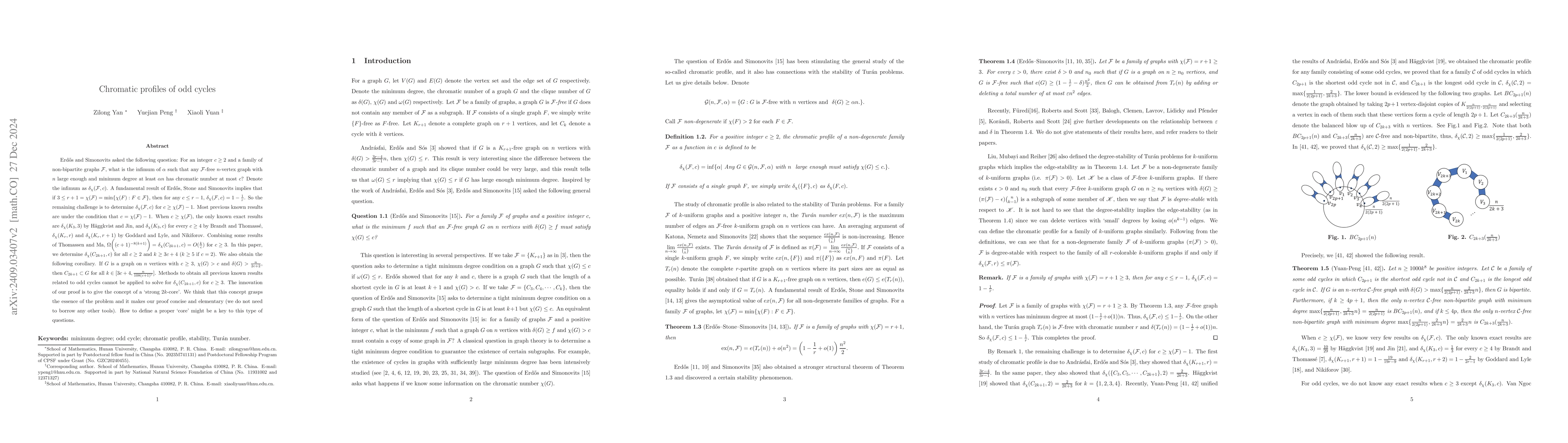 Thumbnail for Tight minimum degree condition to guarantee $C_{2k+1}$-free graphs to be
  $r$-partite