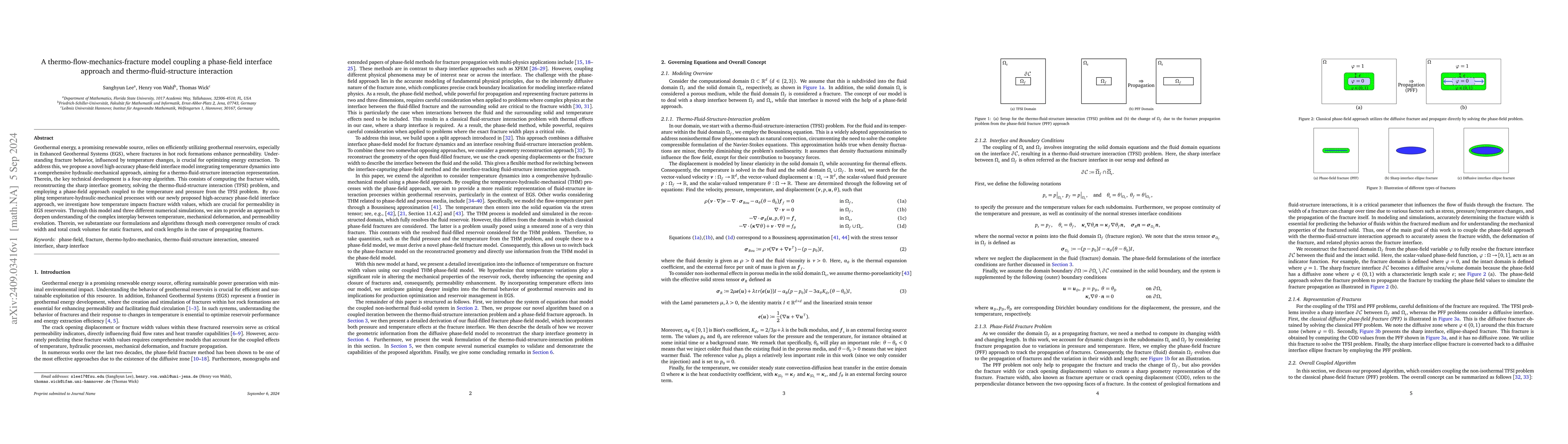 Thumbnail for A thermo-flow-mechanics-fracture model coupling a phase-field interface
  approach and thermo-fluid-structure interaction