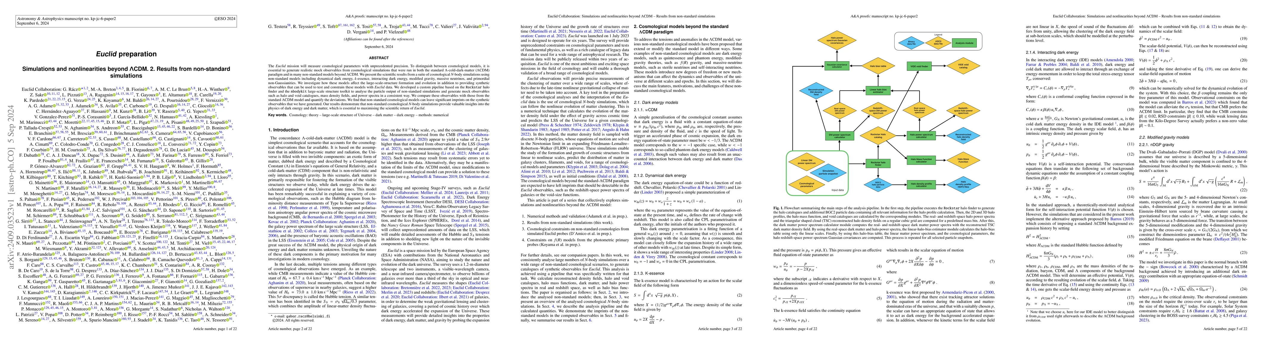 Thumbnail for Euclid preparation. Simulations and nonlinearities beyond $Λ$CDM.
  2. Results from non-standard simulations