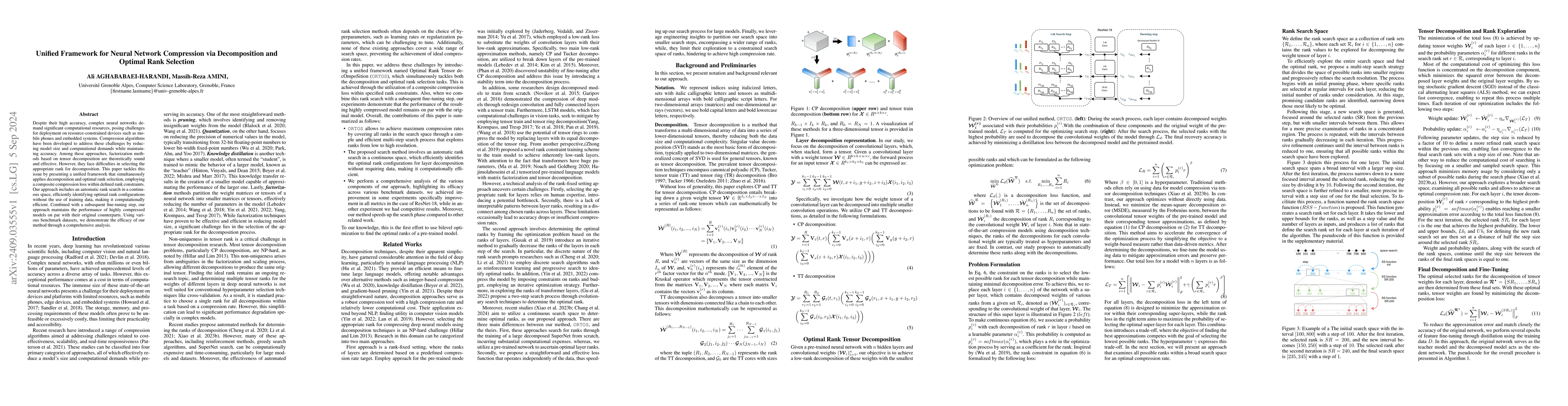 Thumbnail for Unified Framework for Neural Network Compression via Decomposition and
  Optimal Rank Selection
