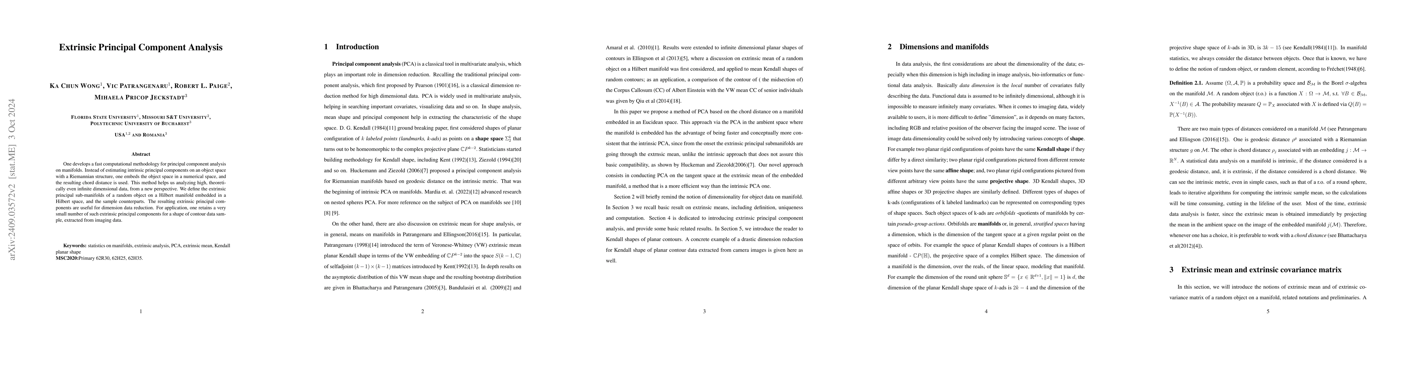 Thumbnail for Extrinsic Principal Component Analysis