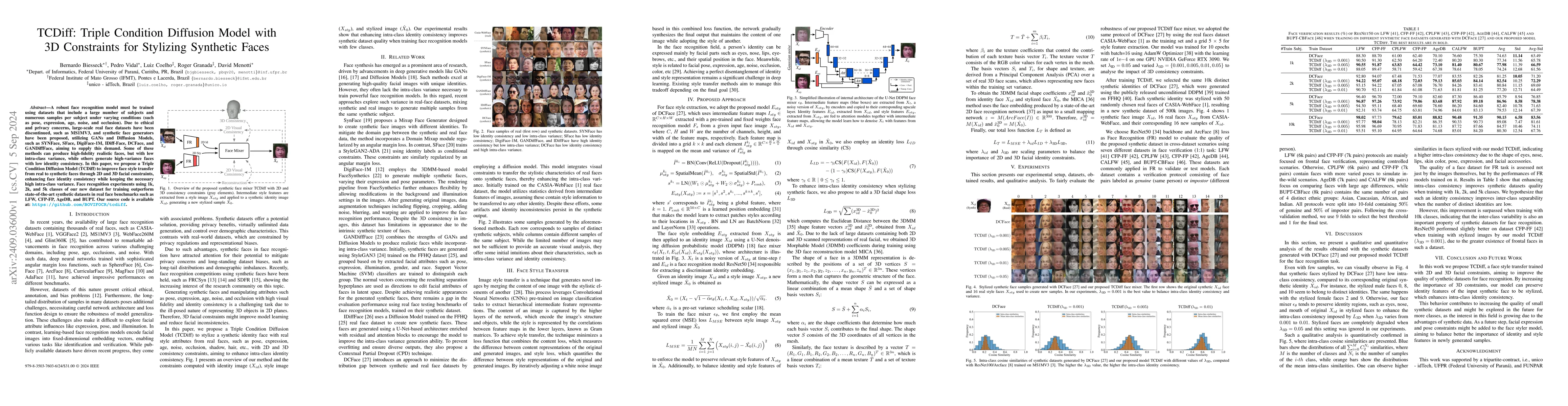 Thumbnail for TCDiff: Triple Condition Diffusion Model with 3D Constraints for
  Stylizing Synthetic Faces