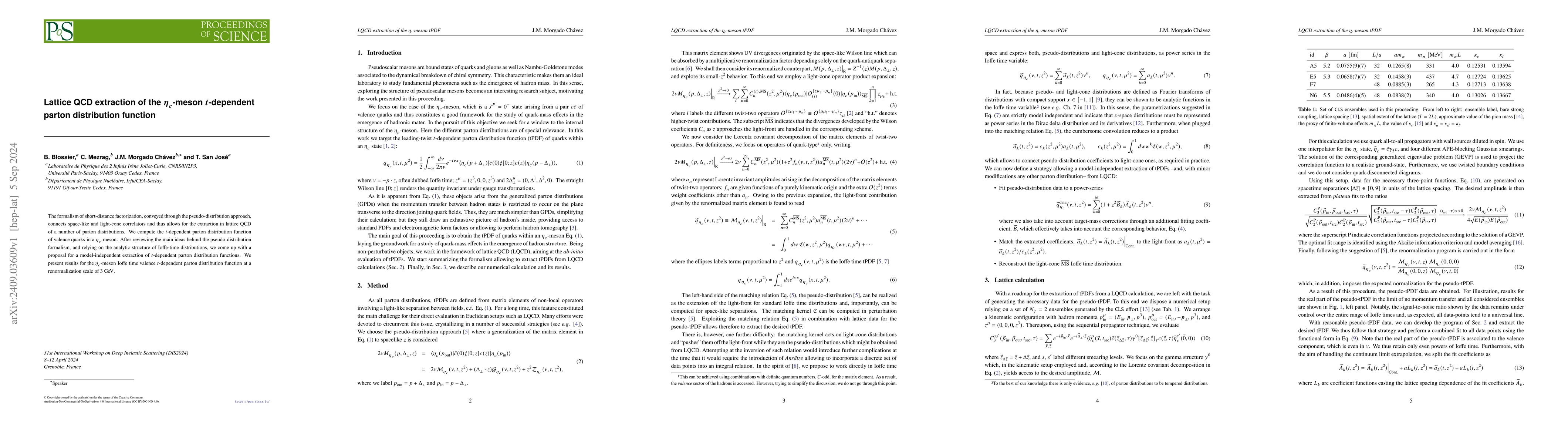 Thumbnail for Lattice QCD extraction of the $η_{c}$-meson $t$-dependent parton
  distribution function