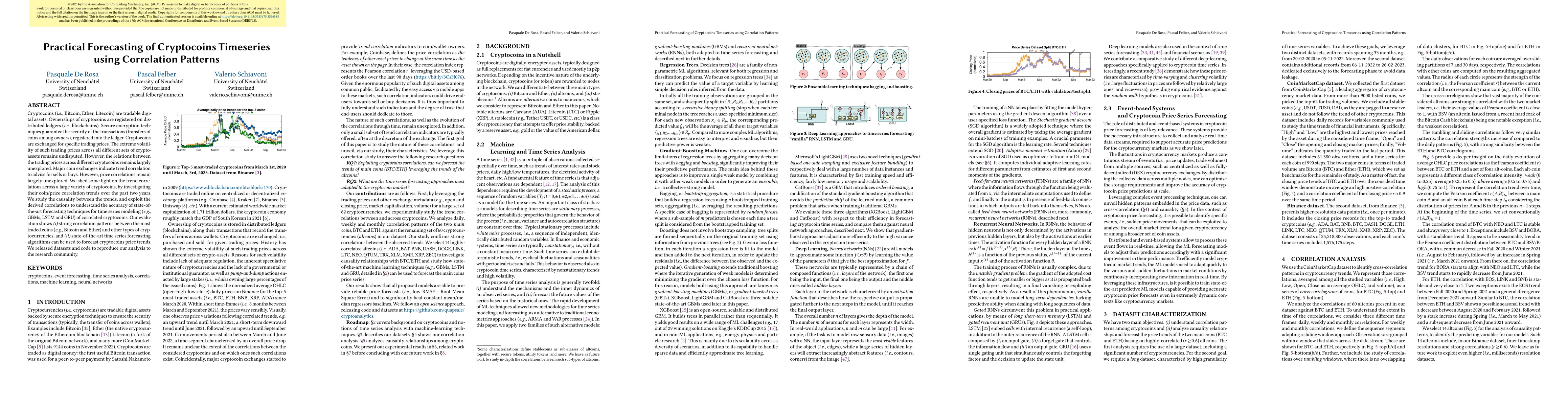 Thumbnail for Practical Forecasting of Cryptocoins Timeseries using Correlation
  Patterns