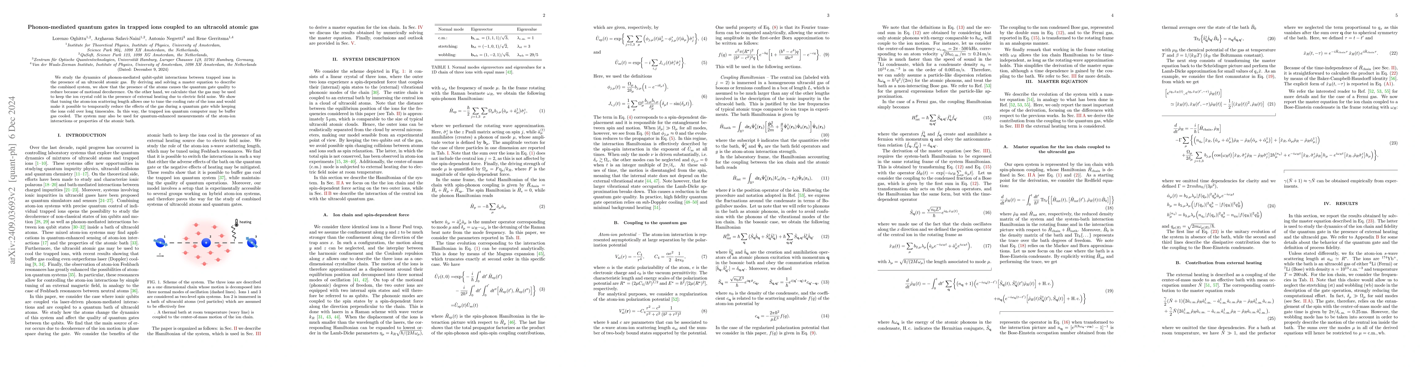 Thumbnail for Phonon-mediated quantum gates in trapped ions coupled to an ultracold
  atomic gas