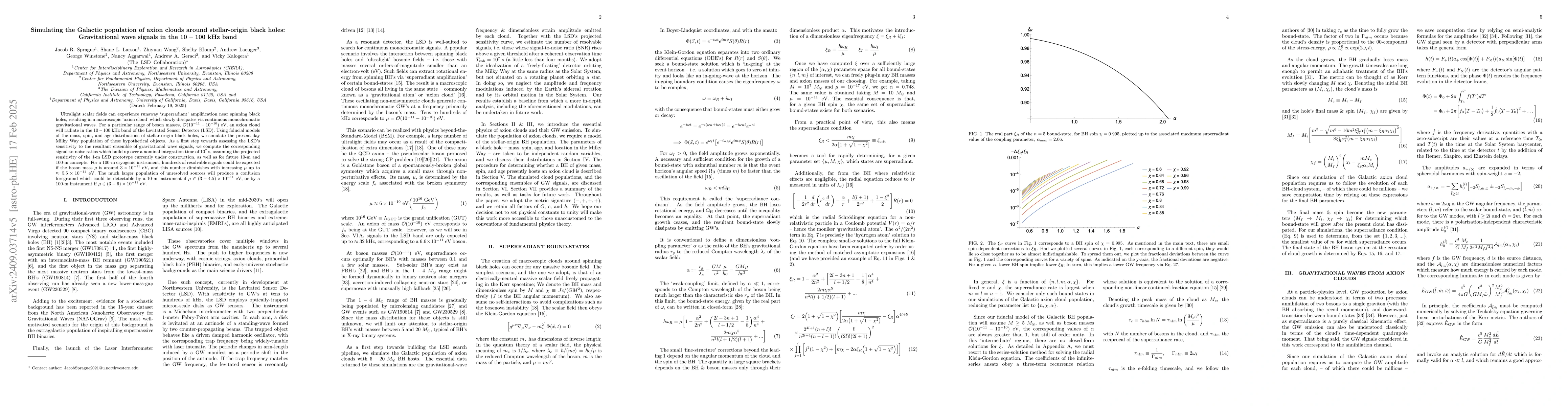 Thumbnail for Simulating the Galactic population of axion clouds around stellar-origin
  black holes: Gravitational wave signals in the 10-100 kHz band