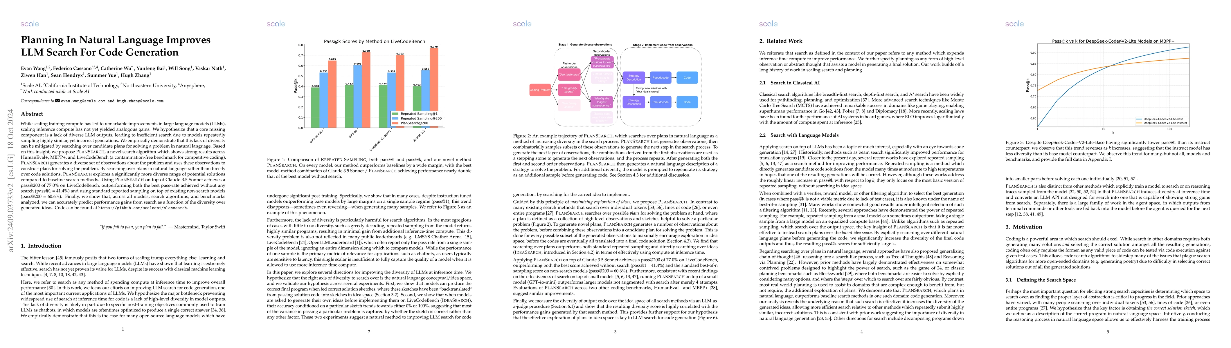 Thumbnail for Planning In Natural Language Improves LLM Search For Code Generation