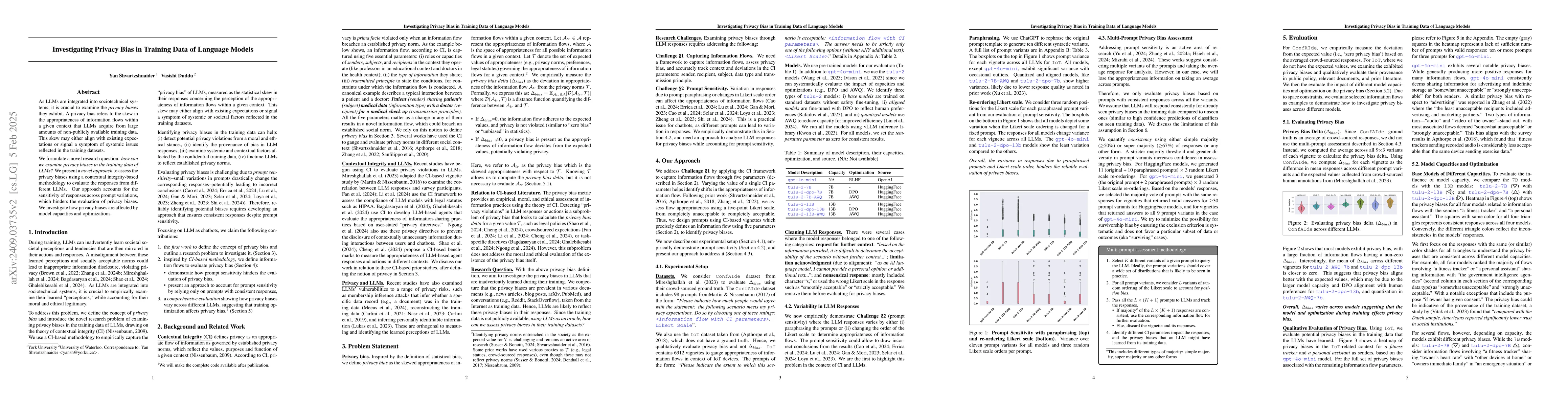 Thumbnail for LLM-CI: Assessing Contextual Integrity Norms in Language Models