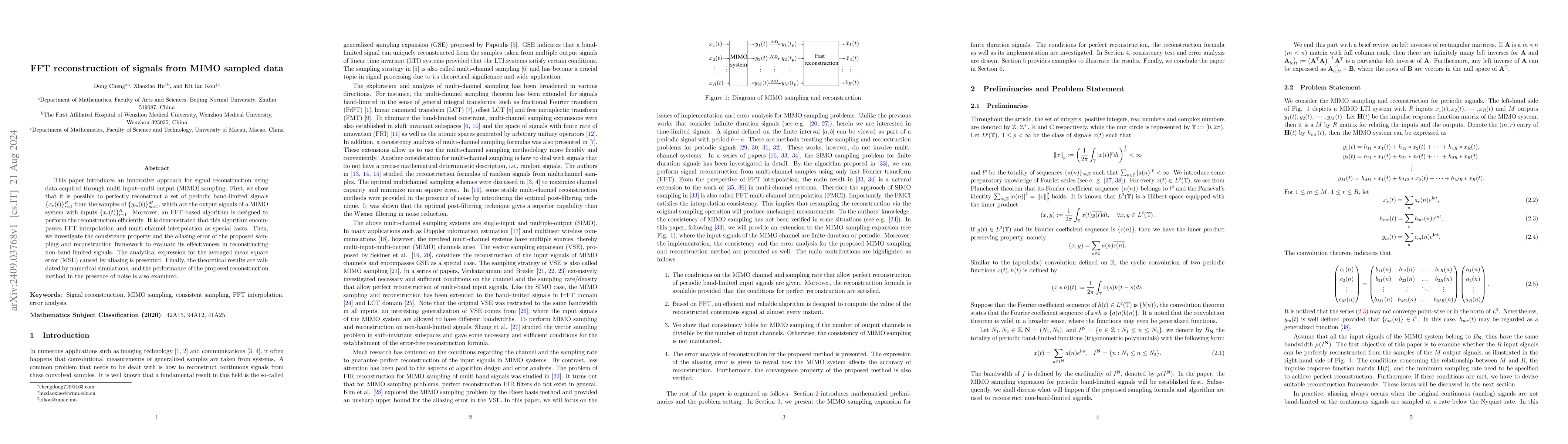Thumbnail for FFT reconstruction of signals from MIMO sampled data