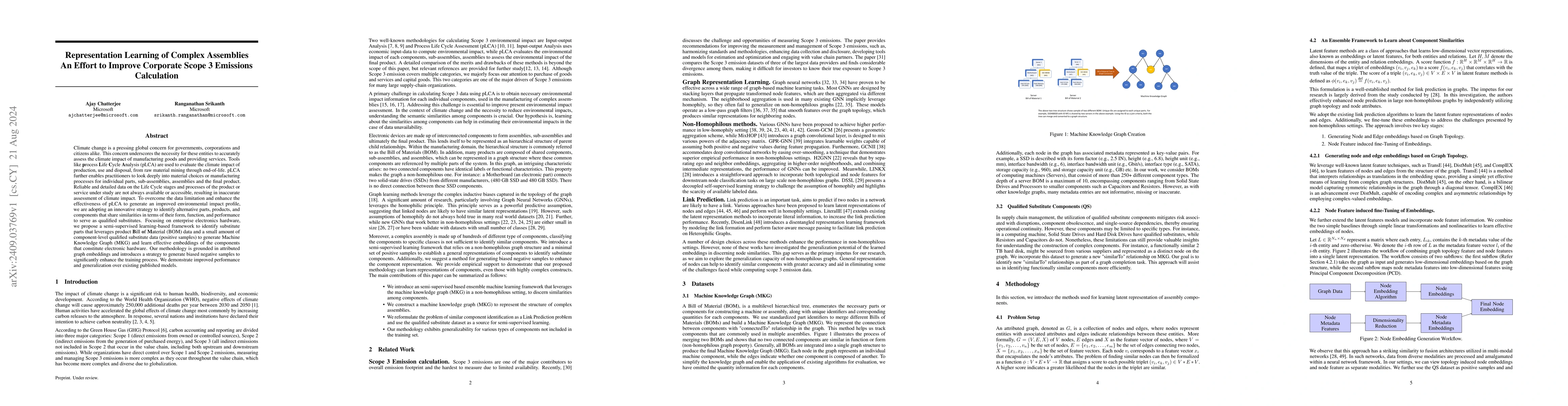 Thumbnail for Representation Learning of Complex Assemblies, An Effort to Improve
  Corporate Scope 3 Emissions Calculation