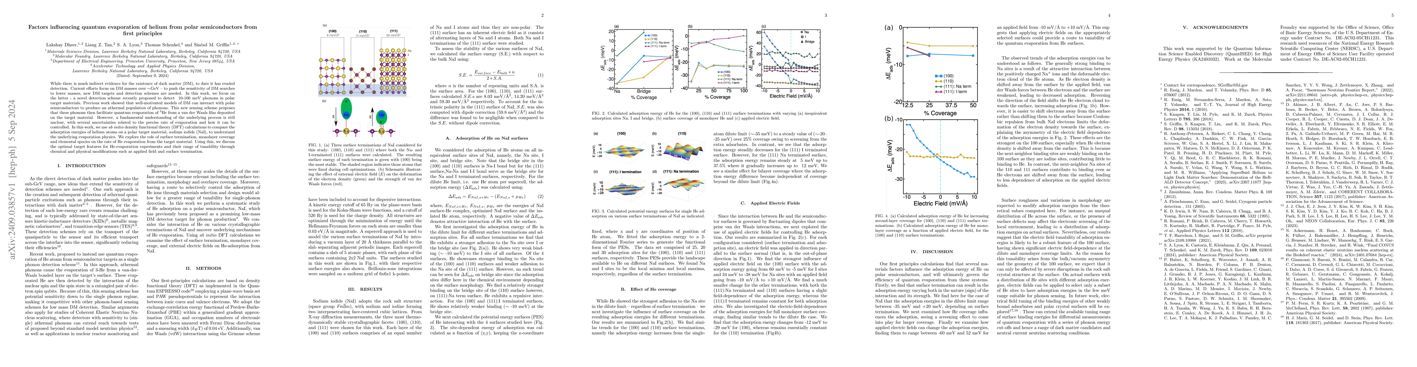 Thumbnail for Factors influencing quantum evaporation of helium from polar
  semiconductors from first principles