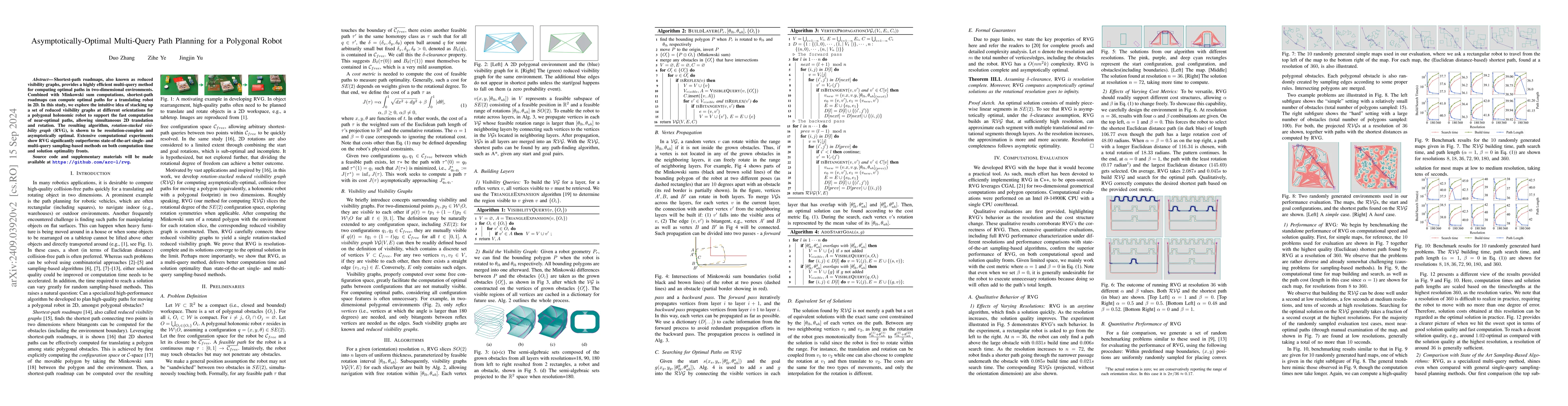 Thumbnail for Asymptotically-Optimal Multi-Query Path Planning for a Polygonal Robot
