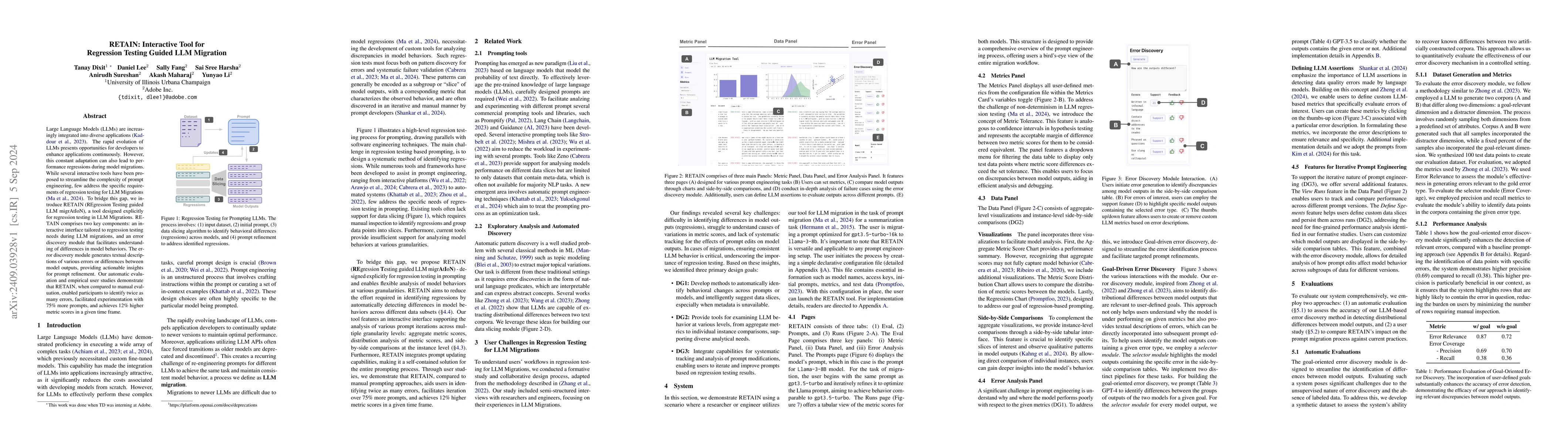 Thumbnail for RETAIN: Interactive Tool for Regression Testing Guided LLM Migration