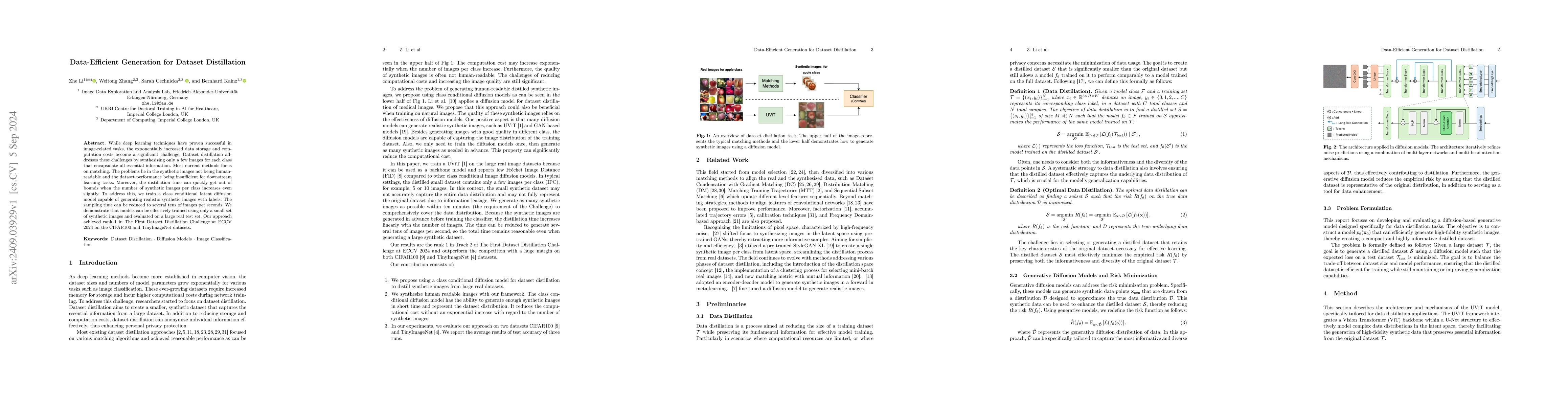 Thumbnail for Data-Efficient Generation for Dataset Distillation
