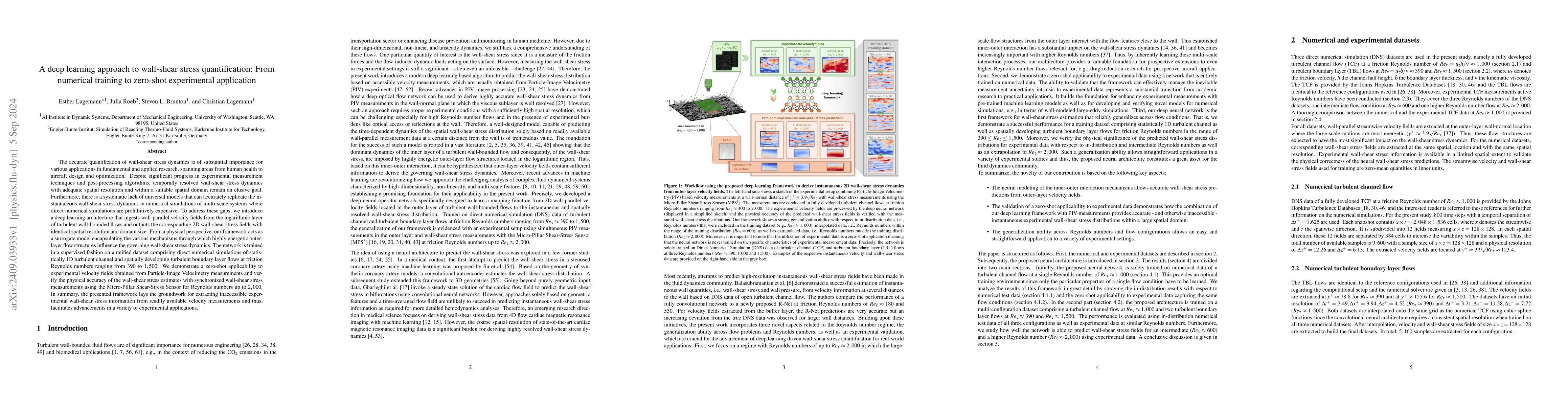 Thumbnail for A deep learning approach to wall-shear stress quantification: From
  numerical training to zero-shot experimental application