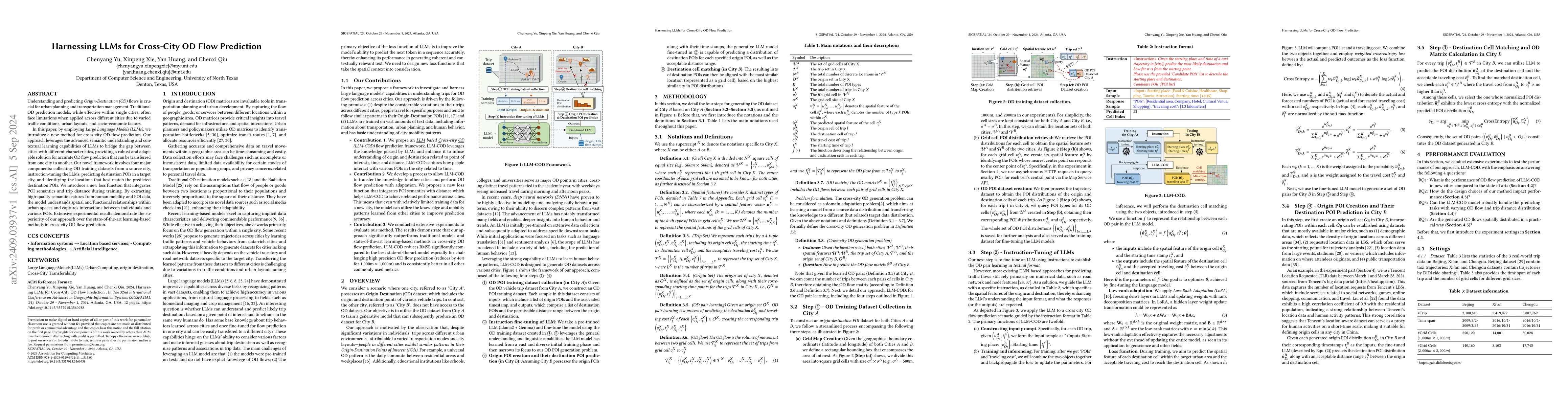 Thumbnail for Harnessing LLMs for Cross-City OD Flow Prediction