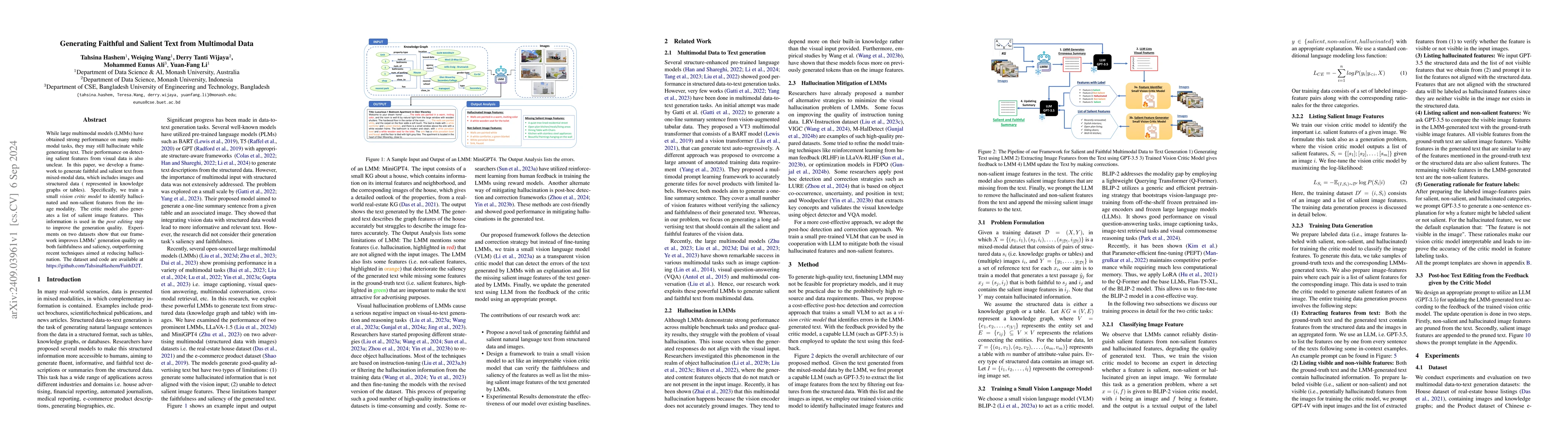 Thumbnail for Generating Faithful and Salient Text from Multimodal Data