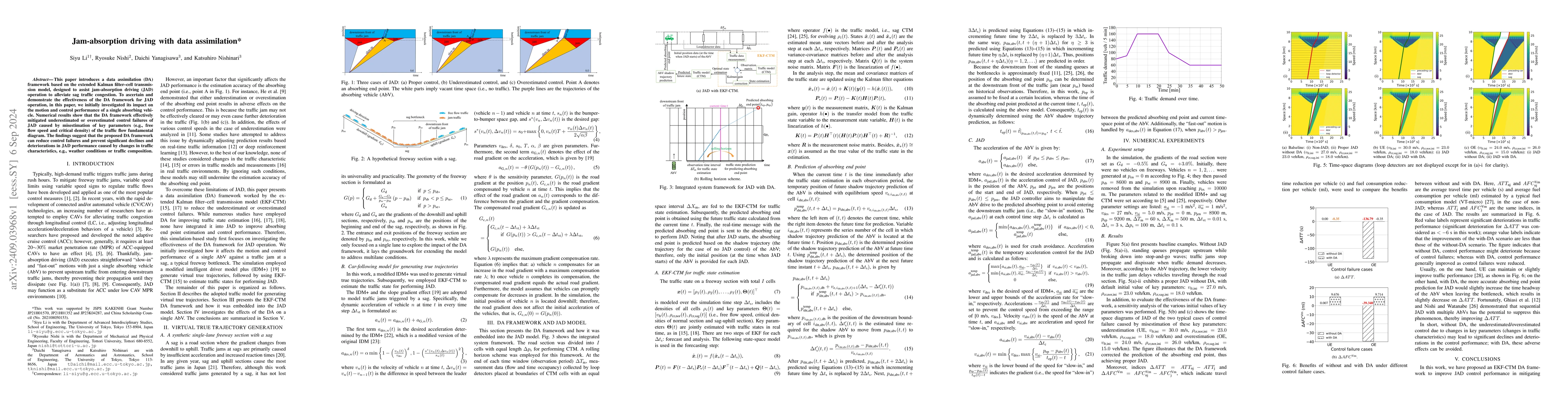 Thumbnail for Jam-absorption driving with data assimilation