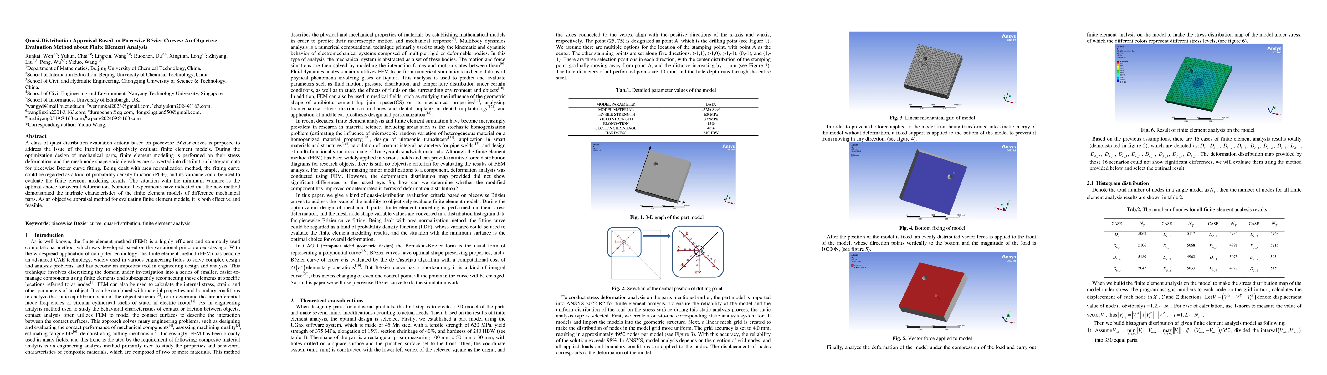 Thumbnail for Quasi-Distribution Appraisal Based on Piecewise Bézier Curves: An
  Objective Evaluation Method about Finite Element Analysis