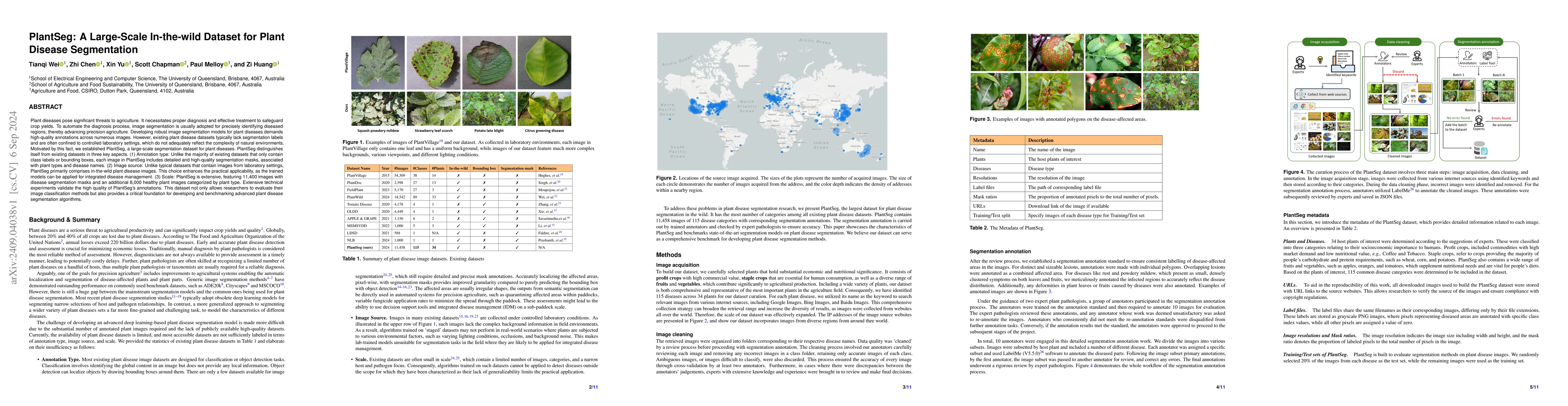 Thumbnail for PlantSeg: A Large-Scale In-the-wild Dataset for Plant Disease
  Segmentation