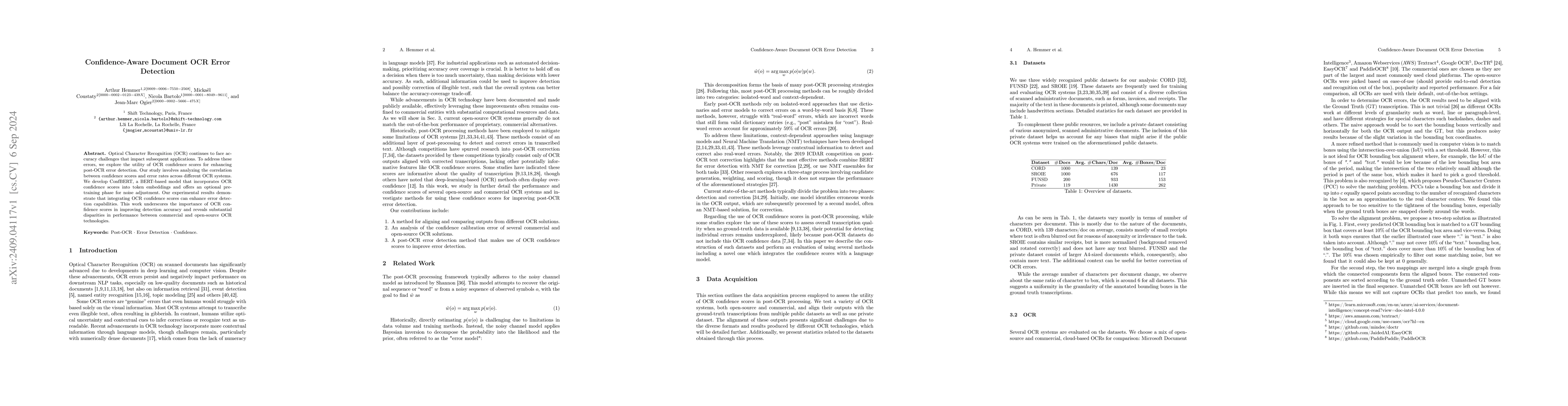 Thumbnail for Confidence-Aware Document OCR Error Detection