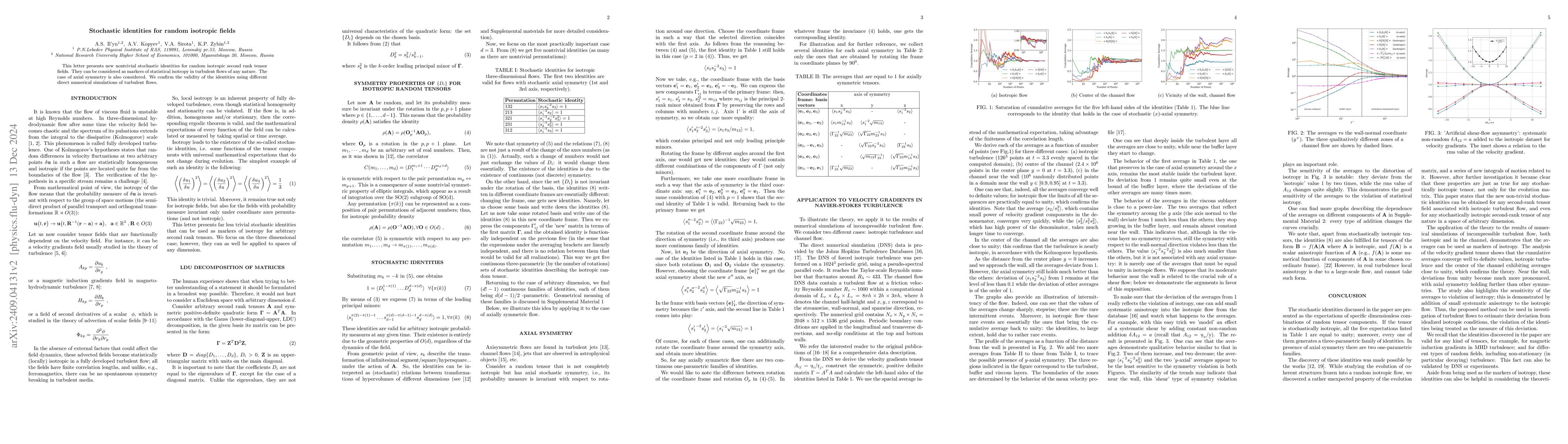 Thumbnail for Stochastic identities for random isotropic fields