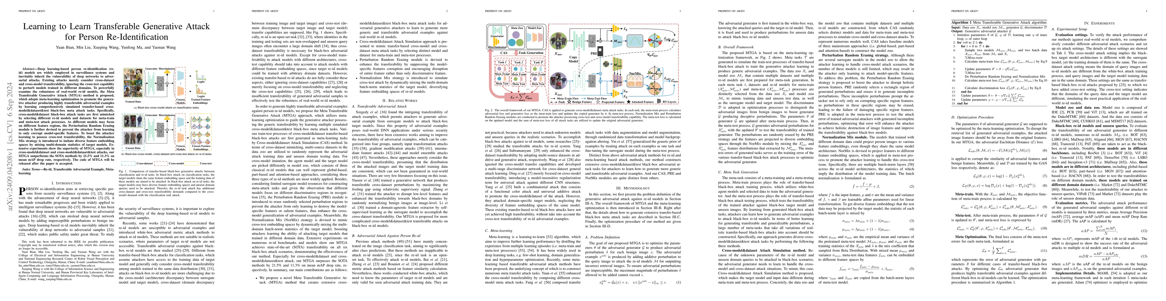 Thumbnail for Learning to Learn Transferable Generative Attack for Person
  Re-Identification