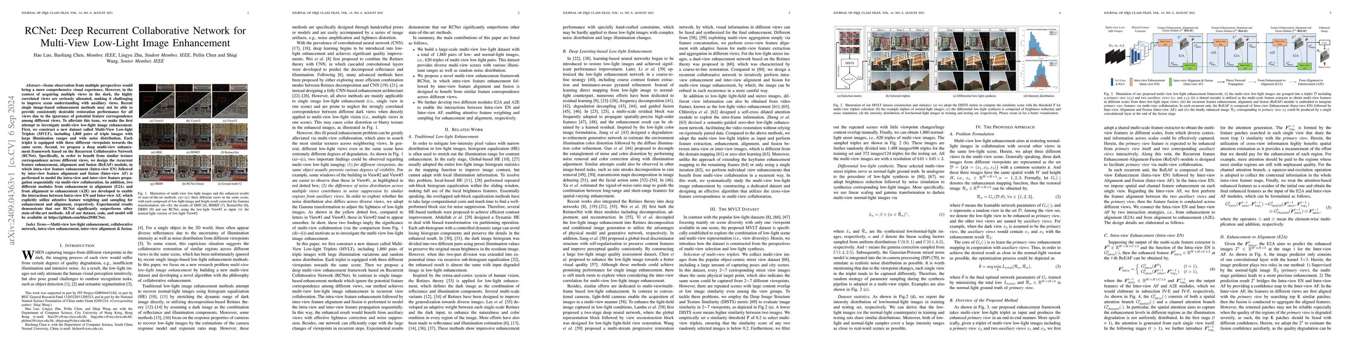 Thumbnail for RCNet: Deep Recurrent Collaborative Network for Multi-View Low-Light
  Image Enhancement