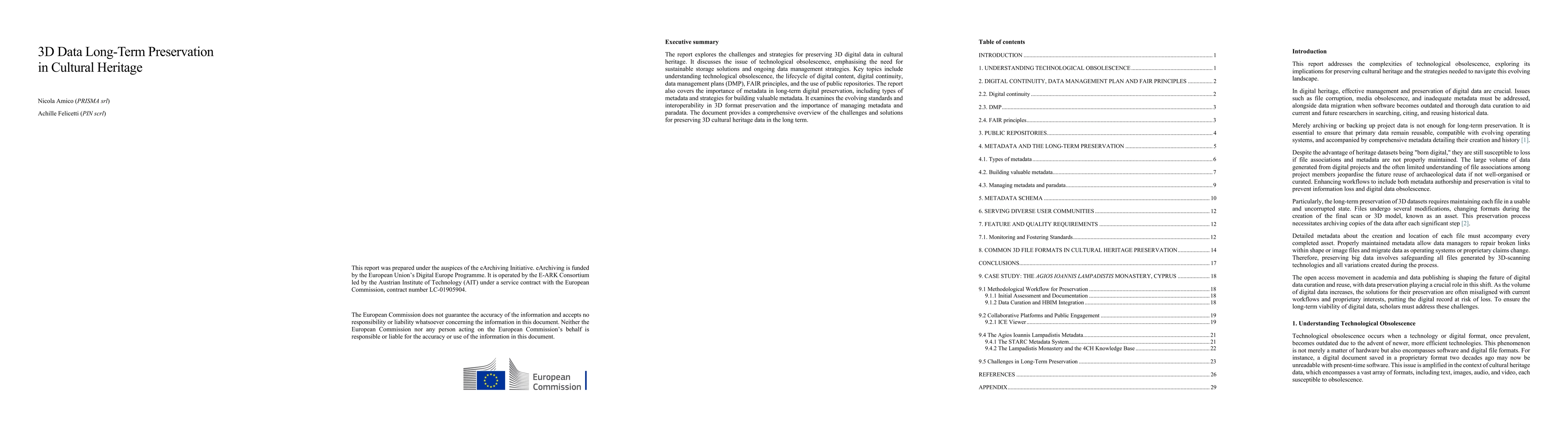 Thumbnail for 3D Data Long-Term Preservation in Cultural Heritage