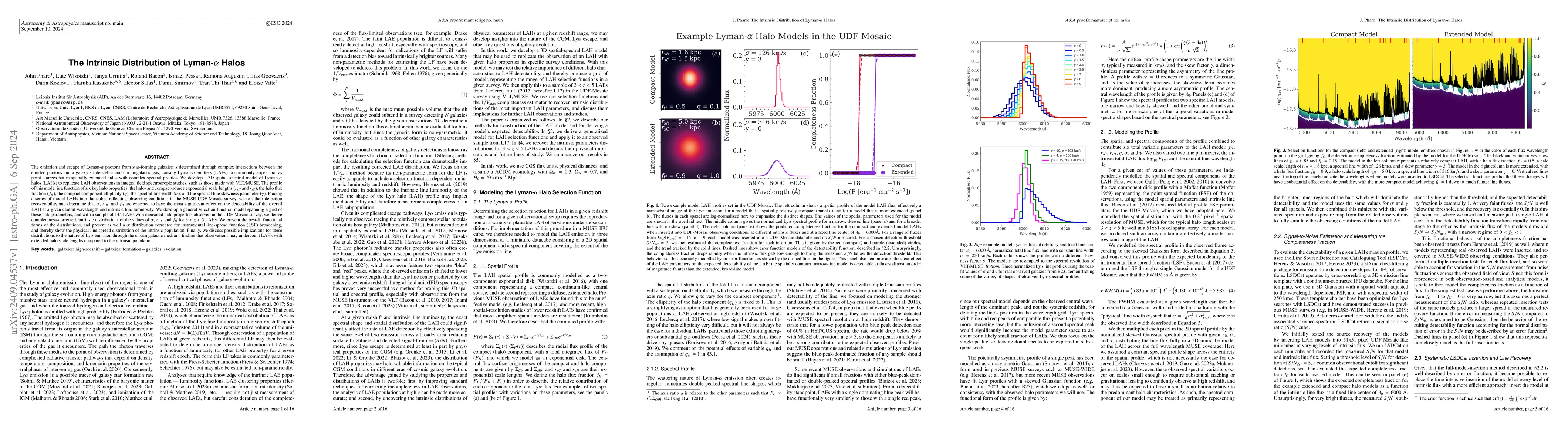 Thumbnail for The Intrinsic Distribution of Lyman-$α$ Halos