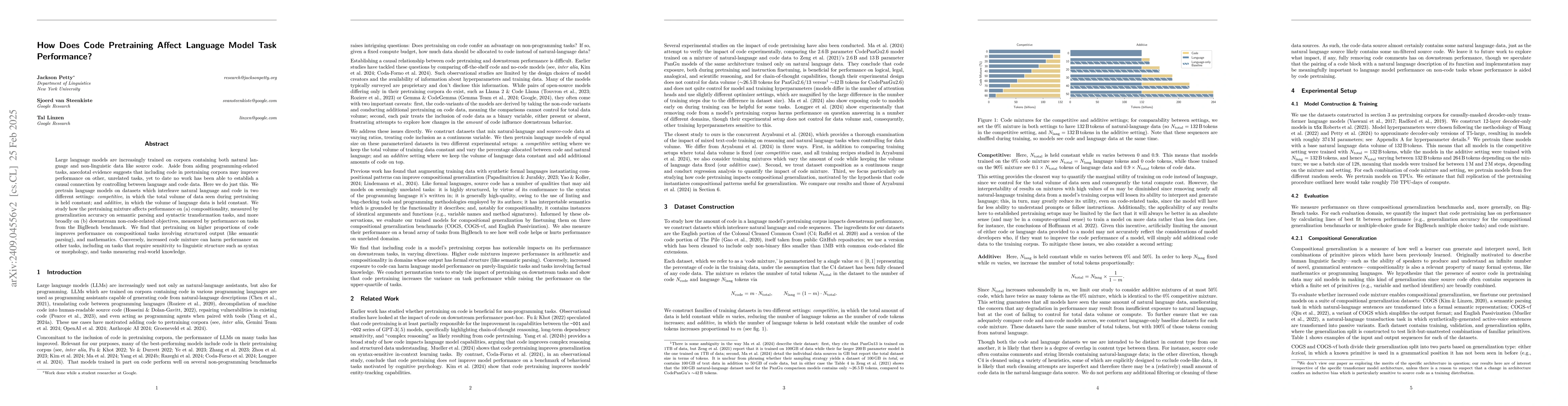 Thumbnail for How Does Code Pretraining Affect Language Model Task Performance?
