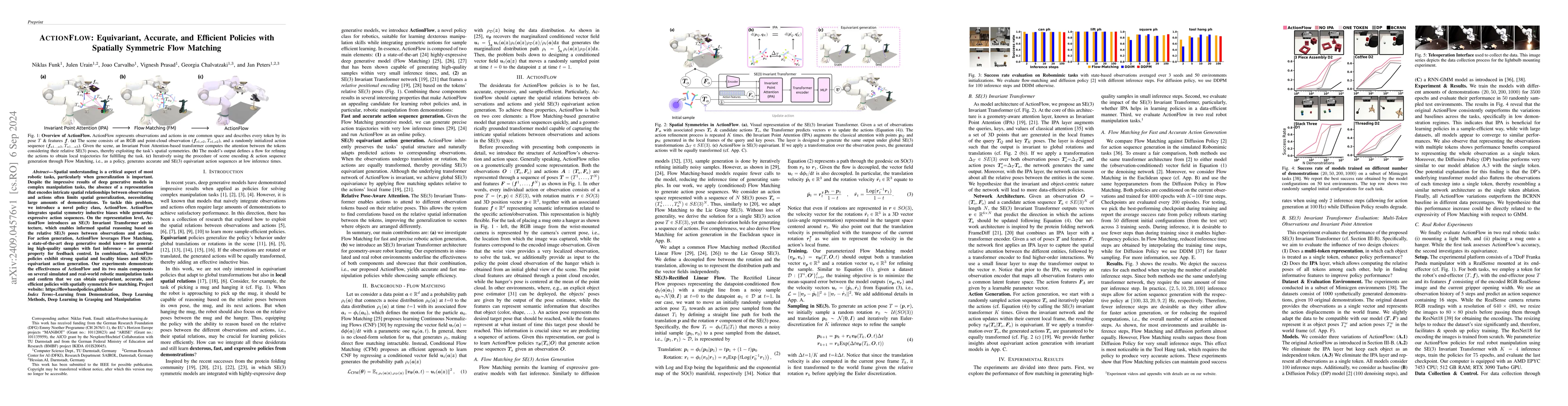 Thumbnail for ActionFlow: Equivariant, Accurate, and Efficient Policies with Spatially
  Symmetric Flow Matching