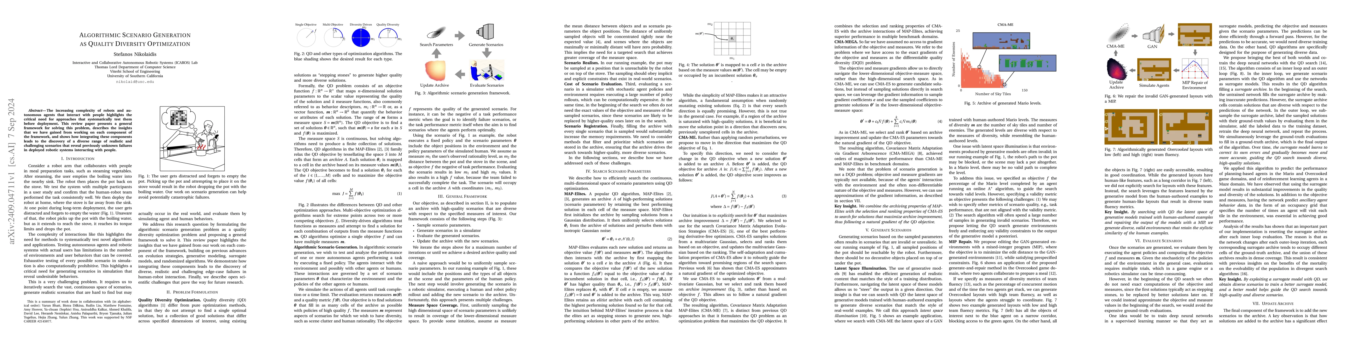 Thumbnail for Algorithmic Scenario Generation as Quality Diversity Optimization