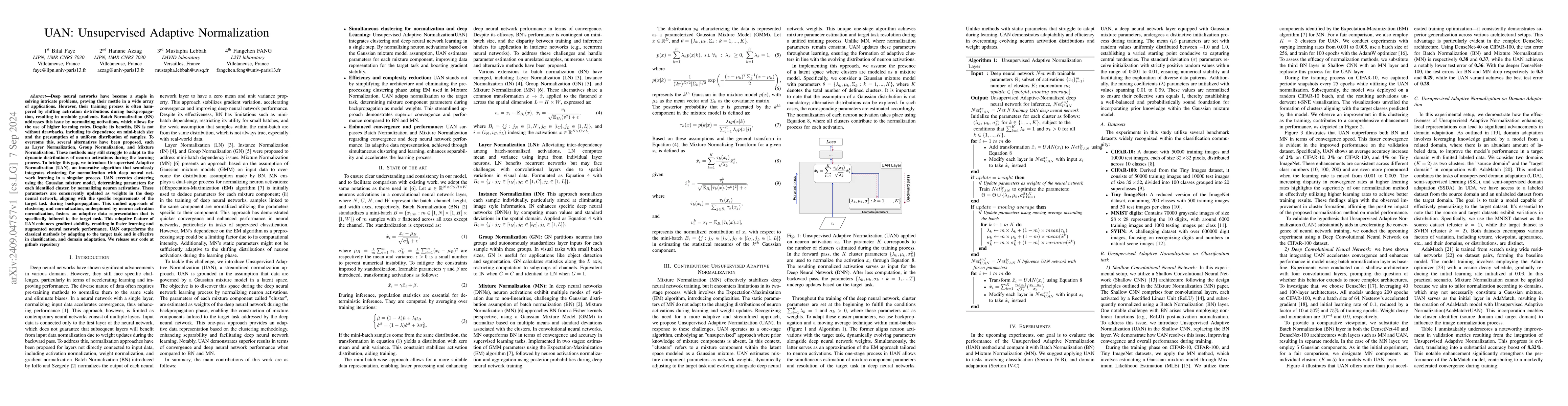 Thumbnail for Unsupervised Adaptive Normalization