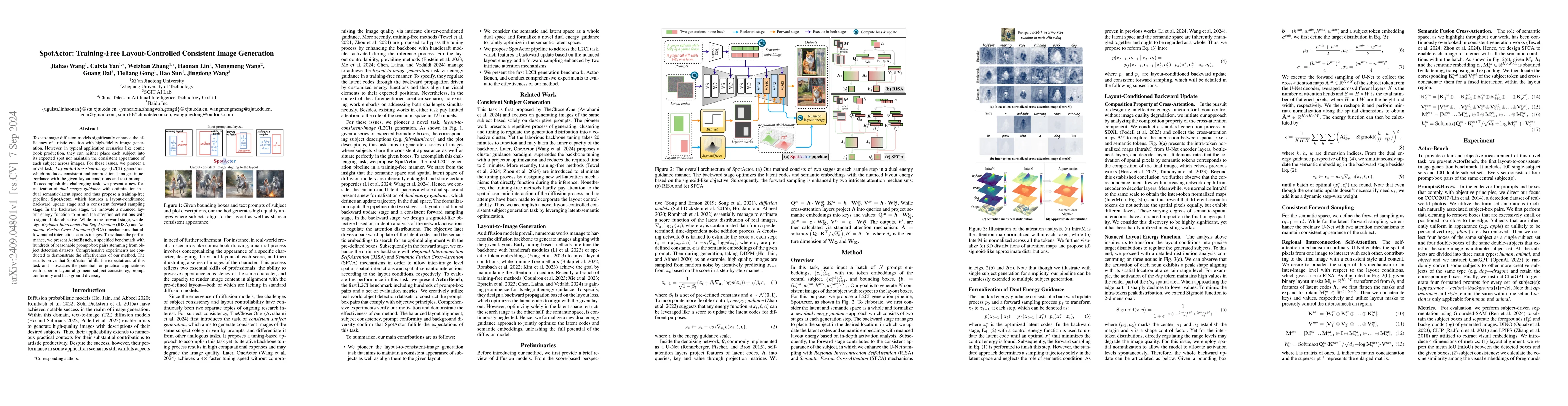 Thumbnail for SpotActor: Training-Free Layout-Controlled Consistent Image Generation