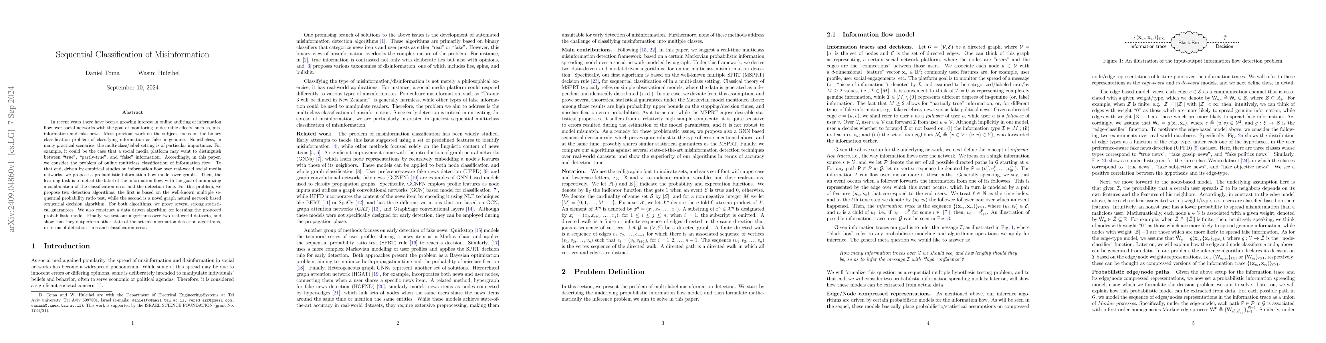 Thumbnail for Sequential Classification of Misinformation