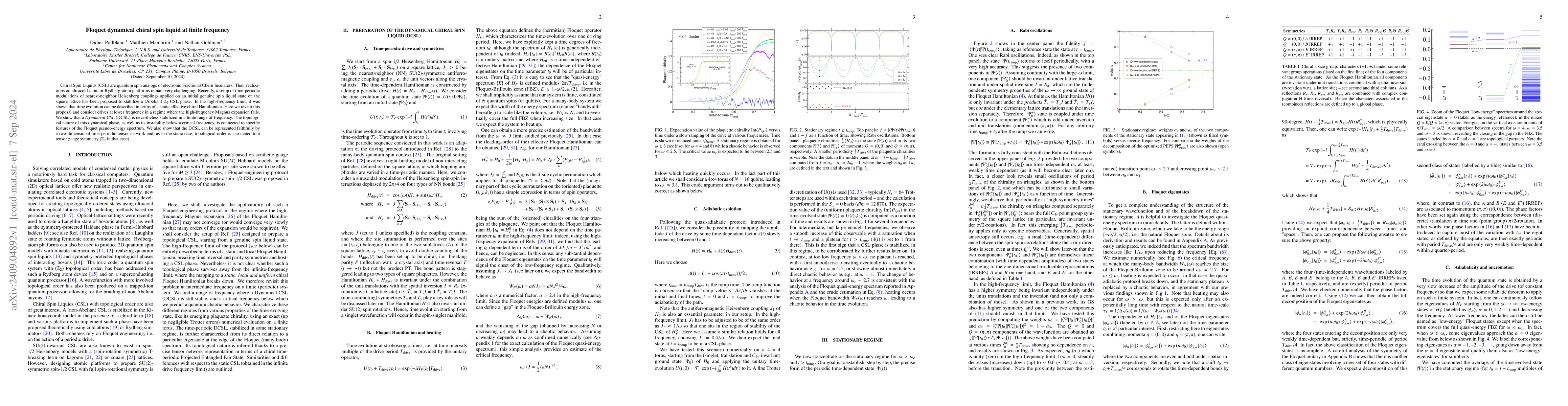 Thumbnail for Floquet dynamical chiral spin liquid at finite frequency
