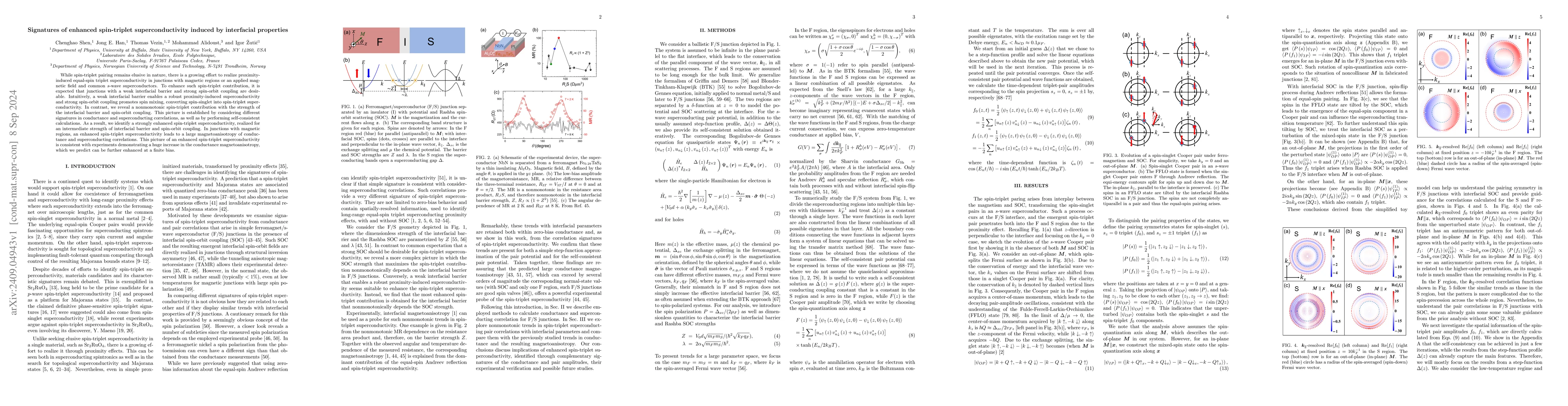 Thumbnail for Signatures of enhanced spin-triplet superconductivity induced by
  interfacial properties