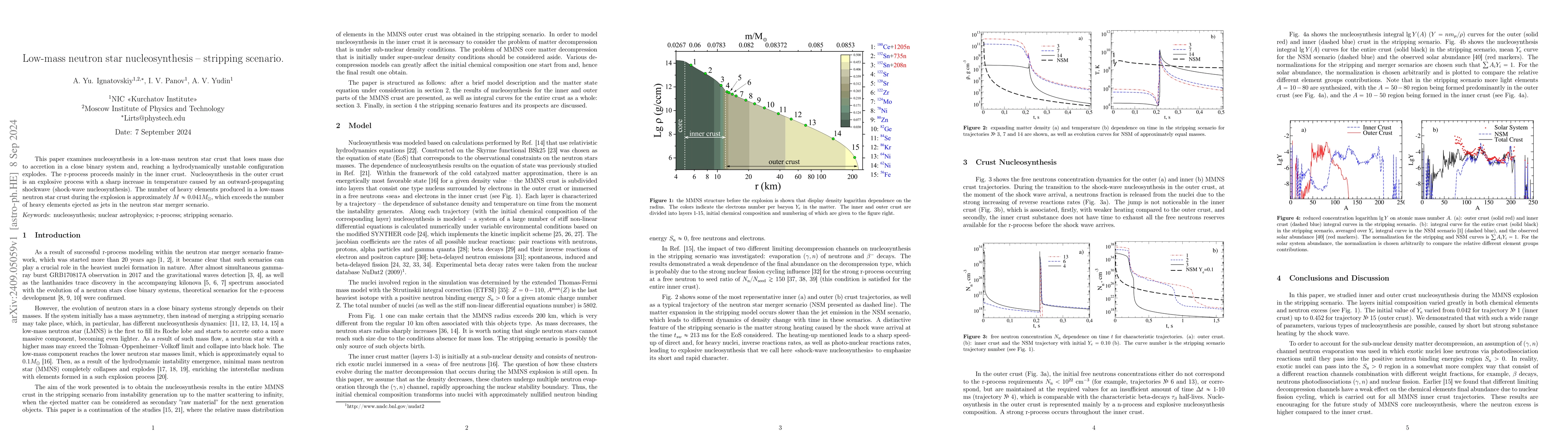 Thumbnail for Low-mass neutron star nucleosynthesis -- stripping scenario