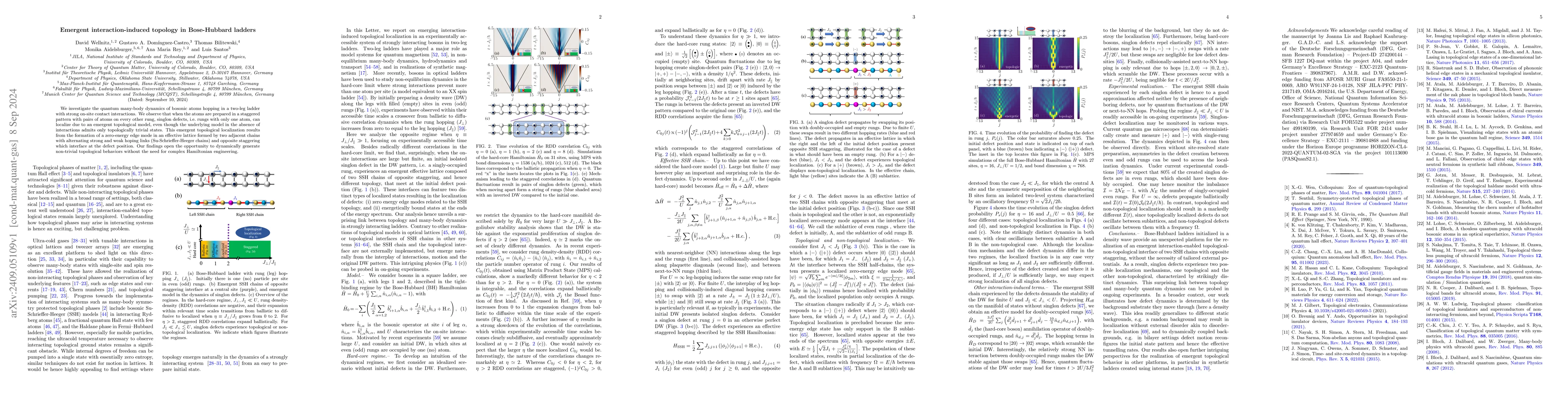 Thumbnail for Emergent interaction-induced topology in Bose-Hubbard ladders